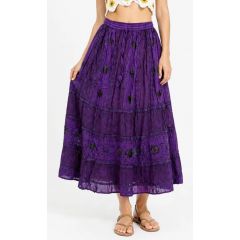 long rayon skirt